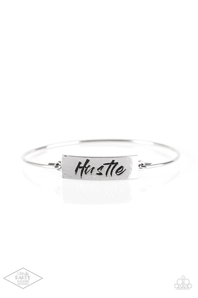 Hustle Hard- Silver