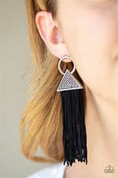 Oh My GIZA Black Post Earrings