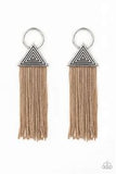 Oh My GIZA- Brown Post Earrings